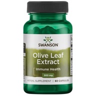 SWANSON Olive Leaf extract 500mg, 60kaps. - Liść o