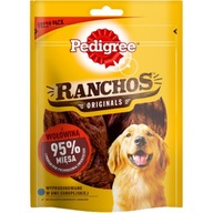 Pedigree Ranchos s hovädzím mäsom Sušené pochúťky 2x70 g