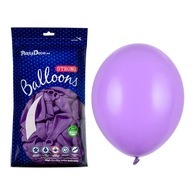 Balony urodzinowe fioletowe pastelowe na urodziny Roczek 30cm 100 sztuk