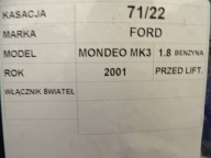 interruttore luci Ford Mondeo MK3 1S7T13A024BB