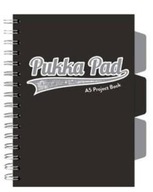 Kolotoč Pukka Pad A5 Project Book Black & Grey čierny