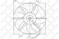 Stellox 29-99401-SX Ventilátor, chladenie motora