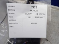 dials clock HONDA CIVIC VI 1.4 16V 78100S03B100 HR0213008