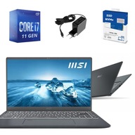 Notebook MSI Prestige 14 " Intel Core i7 16 GB / 512 GB sivý