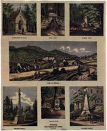 JESENIK (Czechy). Widoki miasta w 7 sekcjach XIX wiek