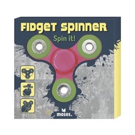 Fidget Spinner Moses 7,5x7,5x0,7 cm ružový