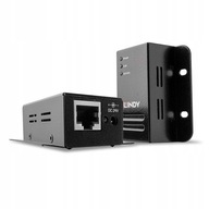 Extender USB 2.0 LINDY Cat.6 50m czarny