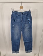 SHEIN JEANSY DZIEWCZĘCE NADRUK 160 355