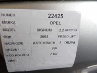Opel Signum door front right lak. Z157 HB 5D