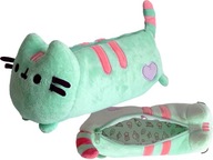 PUSHEEN Pluszowa SASZETKA PIÓRNIK Tuba MINT Maskotka Kot MIĘTOWY KOTEK