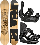 Deska snowboardowa RAVEN Solid Classic 156cm Wide + wiązania King