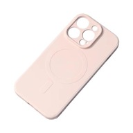 Silikónové puzdro s MagSafe pre iPhone 15 Pro Max Silicone Case ružové + PRICESIO PROTECT - PREDĹŽENÁ ZÁRUKA NA 3 ROKOV