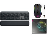 KLAWIATURA BEZPRZEWODOWA Logitech MX Keys S Plus Grafitowy + MYSZKA 4000DPI