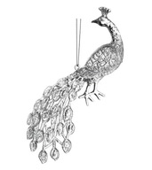 SANTA LILA PÁVA medál 7x6x19 cm