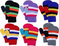 6 par rękawiczek dziecięcych zimowe dla 1-4 lat