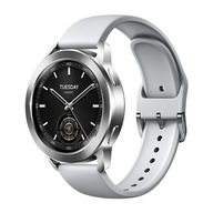 Smartwatch zegarek Xiaomi Watch S3 Srebrny NFC rozmowy