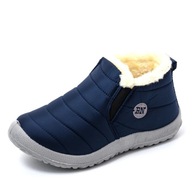 44Bn-Bluewoman Snow Boots Plush Nové teplé členkové topánky pre zimné ženy