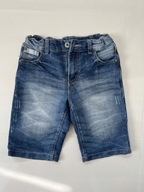 YIGGA chłopiece szorty spodenki jeans bermudy 134