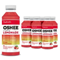 6x OSHEE Vitamin Lemonade truskawkowa z niacyną i witaminą B6 i B12 555ml