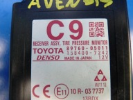 TOYOTA AVENSIS T27 LIFT T29 MODULO PRESSIONE PNEUMATICI, GOMME