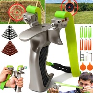 ПРОФЕСІЙНИЙ МИСЛИВСЬКИЙ СЛІНГ ЗІ 100 СТАЛЕВИМИ КУЛЬКАМИ 400 ГЛИНЯНИМИ КУЛЬКАМИ