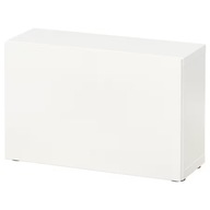 IKEA BESTA Skrinka biela/Lappviken biela 60x22x38cm