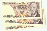 100 złotych 1986 seria PA stan UNC