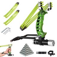 РОГАТКА ПРОФЕСІЙНА МИСЛИВСЬКА СТРІЛЕЦЬКА НА МАГНІТНІЙ СТРІЧЦІ ЗЕЛЕНА