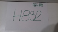 FIAT 500 boot doors red