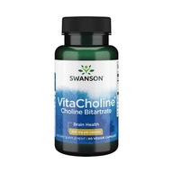 VitaCholine Cholina Bitartrate 300mg 60 kapsułek Swanson