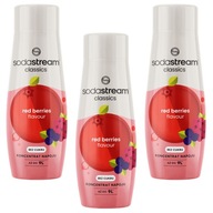 3× Sirup SodaStream Red Berries Zero Flavour 440 ml