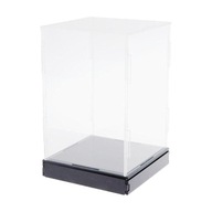 Przezroczyste akrylowe pudełko ekspozycyjne, pyłoszczelne, 10x10x20cm