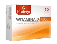 Protego Vitamín D3 4000 pre dospelých 60 kapsúl Vitamín Slnka