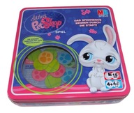 Gra planszowa MB Littlest Pet Shop metalowe pudełko puszka - bez figurek