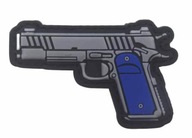 Camo Emblemat Náhrdelník Patch Pištoľ Colt 1911