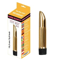 Toy boy mini gold mini vibrator 13,3 cm x 5,