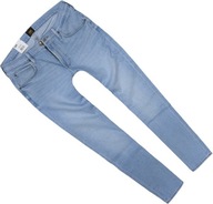 LEE LUKE spodnie jeansowe BLUE SKY LIGHT rurki slim tapered W32 L32