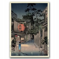 Tlač na plátno Japan Ushigome Kagurazaka 40x50