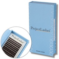 Sztuczne Rzęsy do przedłużania Project Lashes C 0,07 5-13mm Brąz ESPRESSO