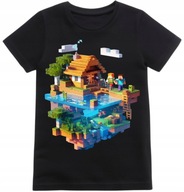 Koszulka dziecięca dla gracza Minecraft T-shirt dziecięcy