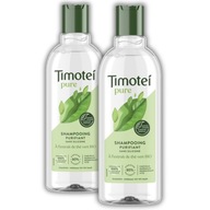 Timotei Čistiaci šampón na vlasy Zelený čaj 2x400ml