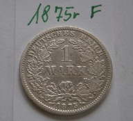 1 marka 1875 r, literka F , NIEMCY