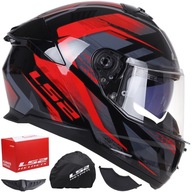 KASK MOTOCYKLOWY LS2 FF808 STREAM II ECE 22.06 blenda Fury red