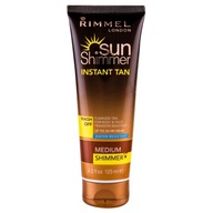 Rimmel London Medium Shimmer Sun Shimmer Instant Tan Samoopaľovací prípravok 125ml (W)