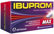 Ibuprom Max 400 mg lek przeciwbólowy 48 tab.