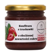 Konfitura z truskawki niskosłodzona 210 g