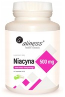 Aliness Niacín 500 mg 100kap obehový systém nervový metabolizmus únava