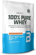 BioTech 100% Pure Whey Proteín 454g Slaný karamel