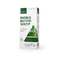 Bambus Biotyna Skrzyp Medica Herbs - 60 kapsułek 470 mg