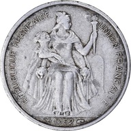 Moneta, Nowa Kaledonia, 5 Francs, 1952, Paris, VF(